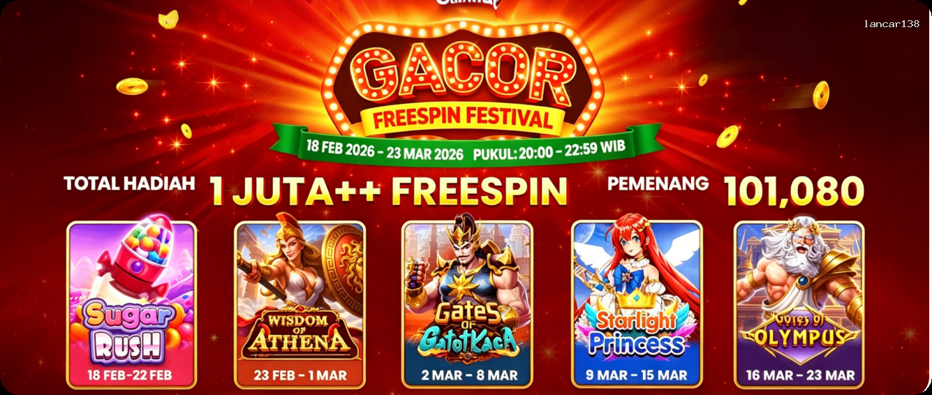 Login lancar138 Sekarang Bonus Melimpah